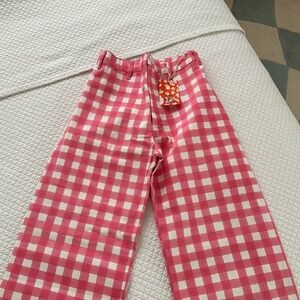 Pink Gingham Trouser (NWT) J.Crew